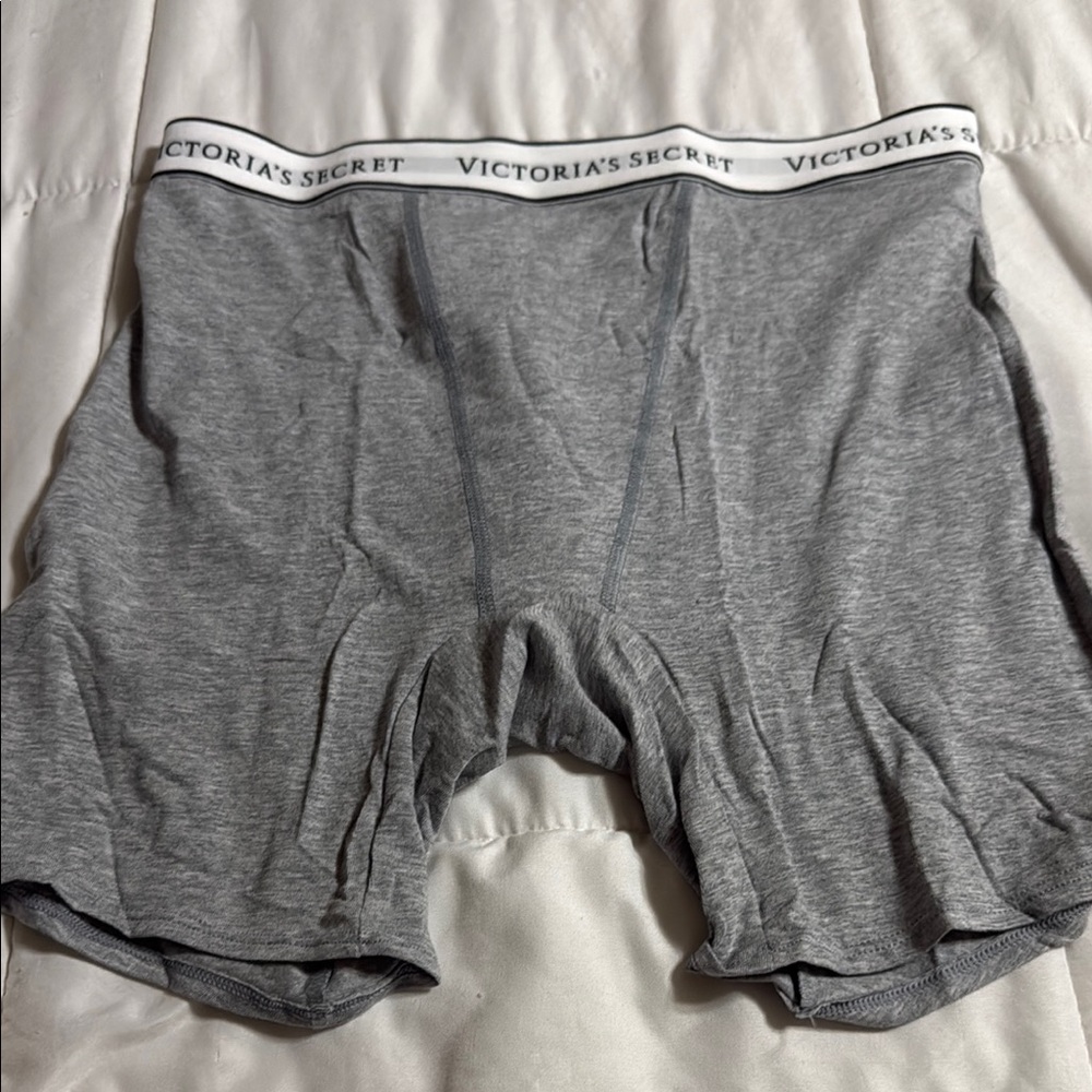 NEW WITH TAGS Victoria's Secret Gray Women’s Boxer Briefs